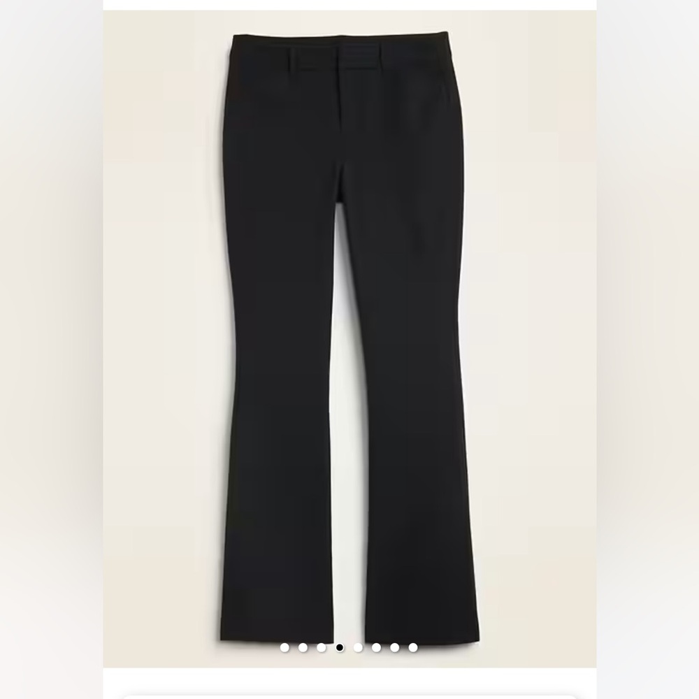 Old Navy High Waisted Pixie Flare Pants 14 Womens Regular Black New Without Tags